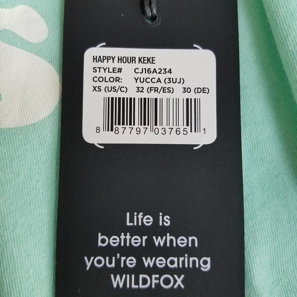 Wildfox Mint Green Tacos & Margs Tee - Picture 8 of 8